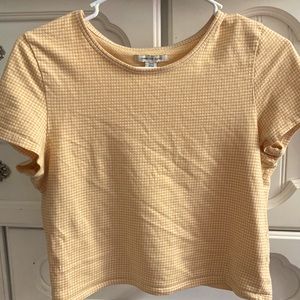 American eagle crop tee